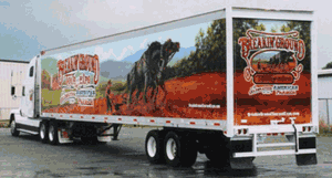 Truck with Breaking Ground Logo on it